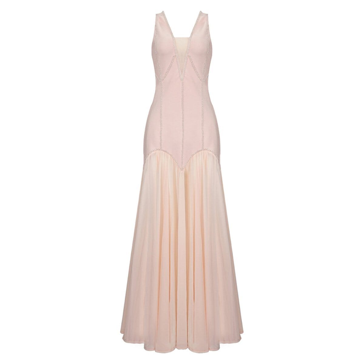 Ally bandage long gown LOVEFREYA XS Pink colour Dress