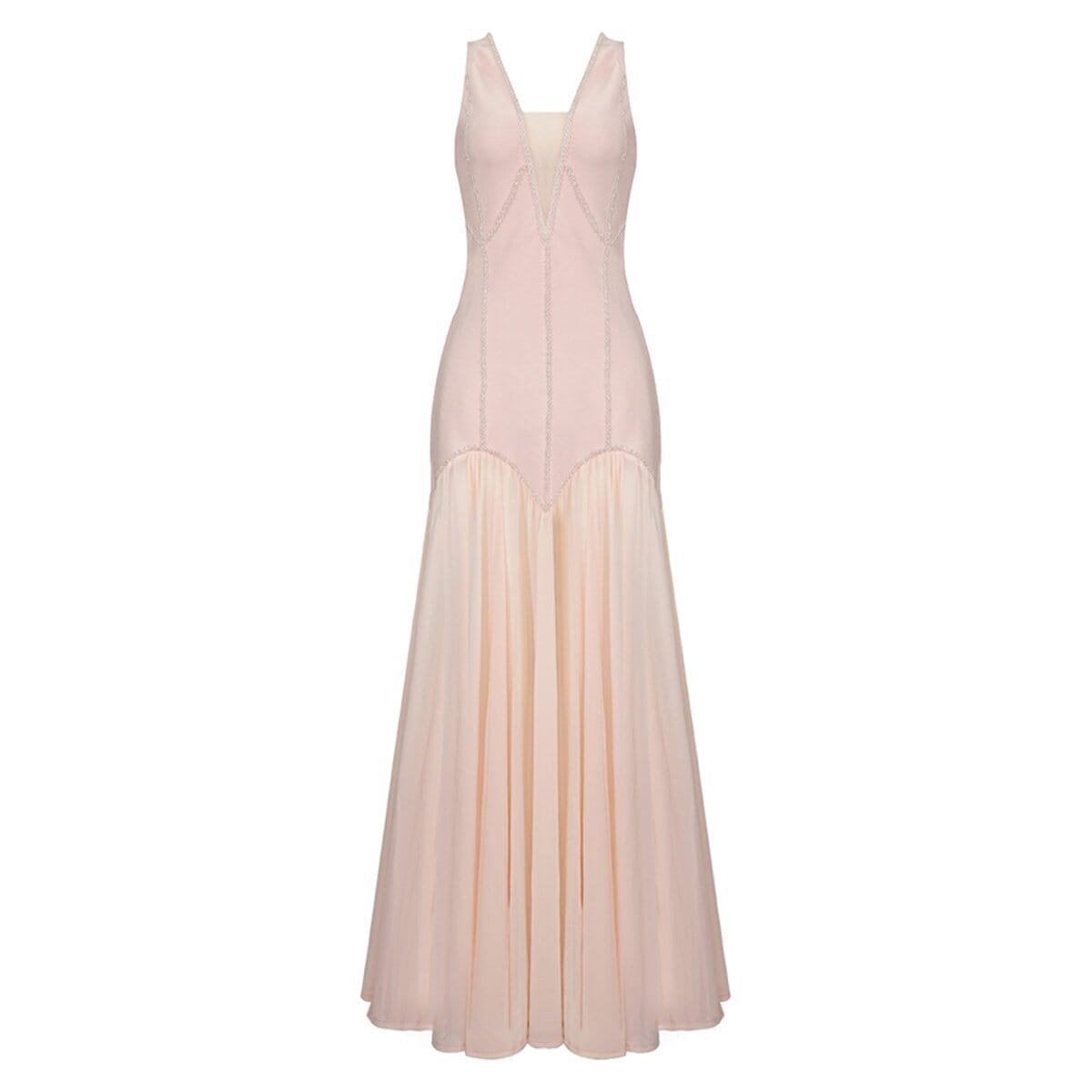 Ally bandage long gown LOVEFREYA XS Pink Dress