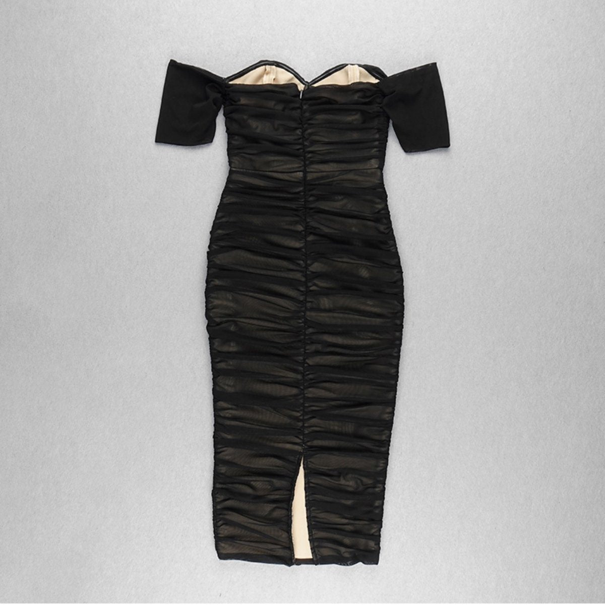 Ally off - shoulder bandage LOVEFREYA XS Black Dress