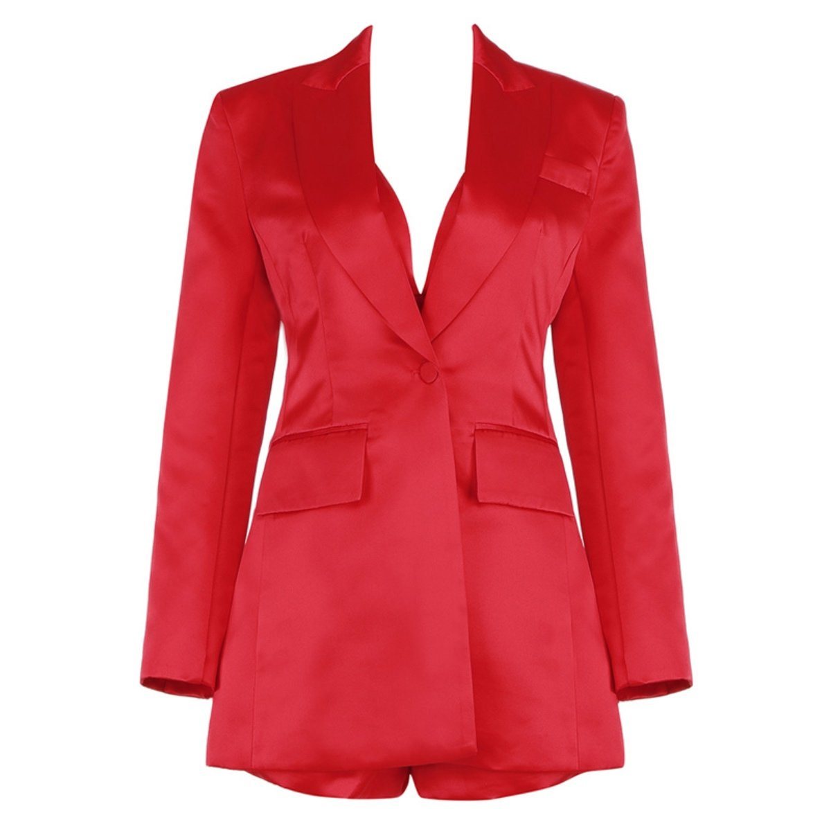 Amaya satin 3 piece suit LOVEFREYA XS Red Suit