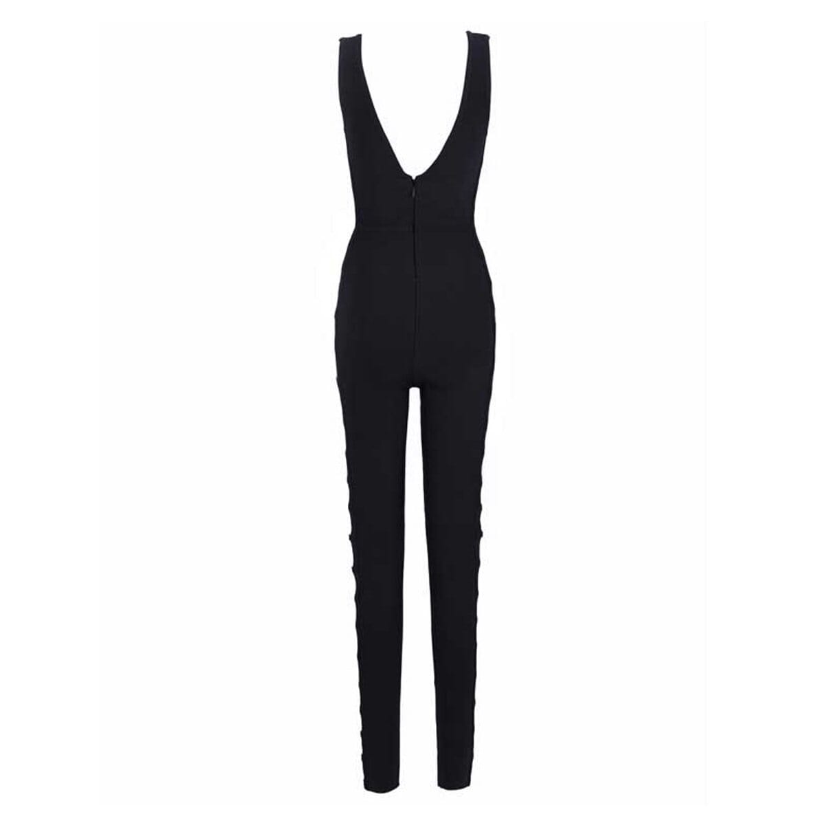 Antonita bandage Jumpsuit LOVEFREYA XS Black colour Jumpsuit