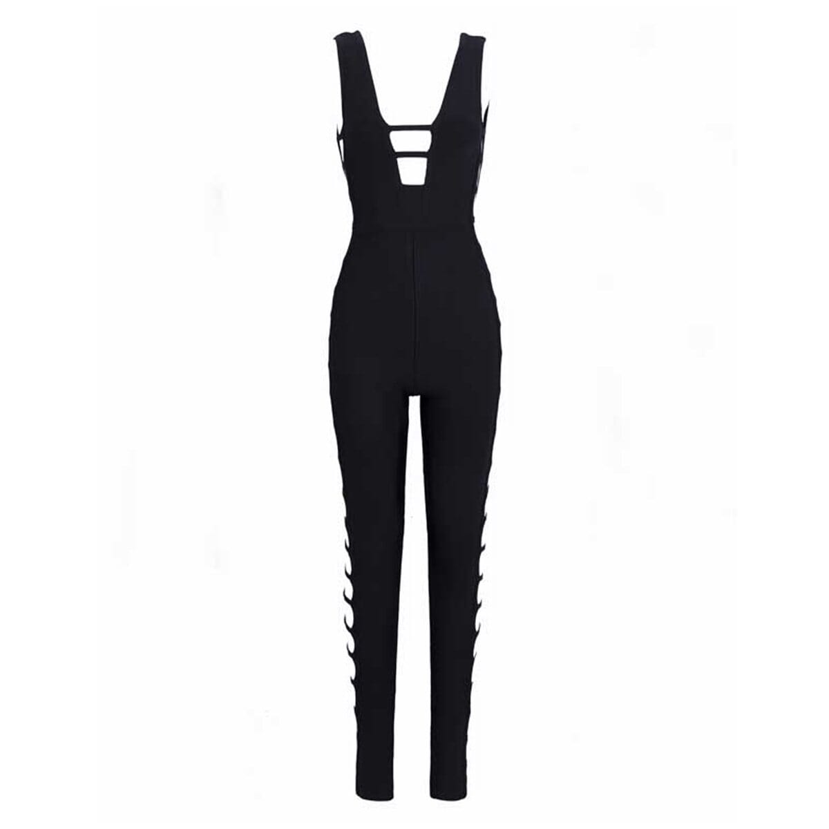 Antonita bandage Jumpsuit LOVEFREYA XS Black colour Jumpsuit