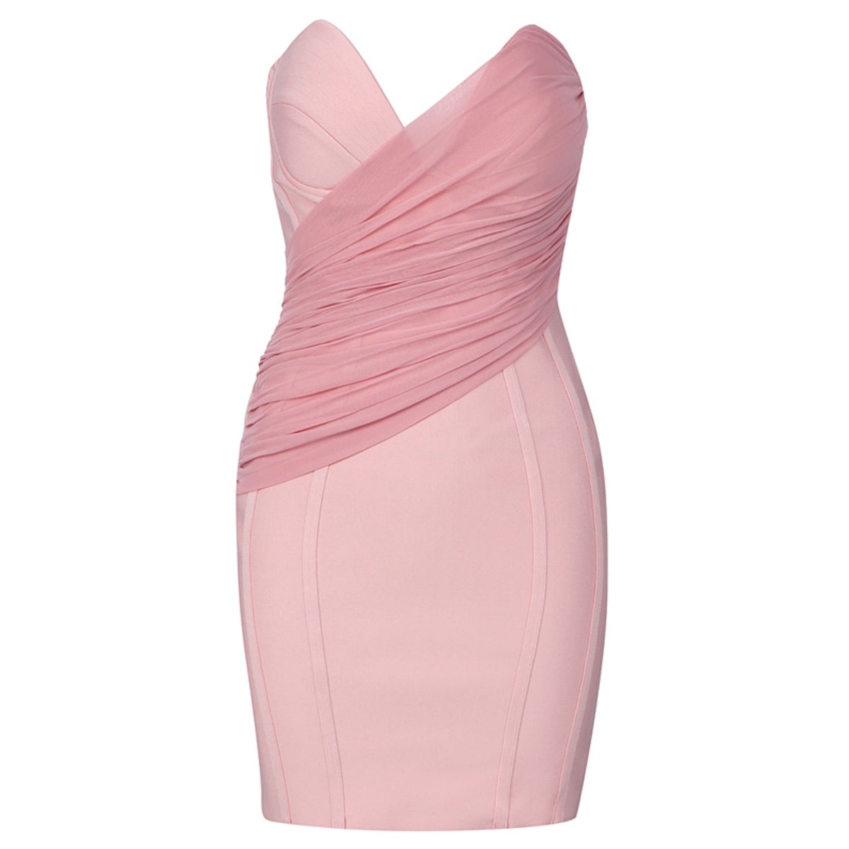 Beatrice tube bandage LOVEFREYA XS Pink Dress