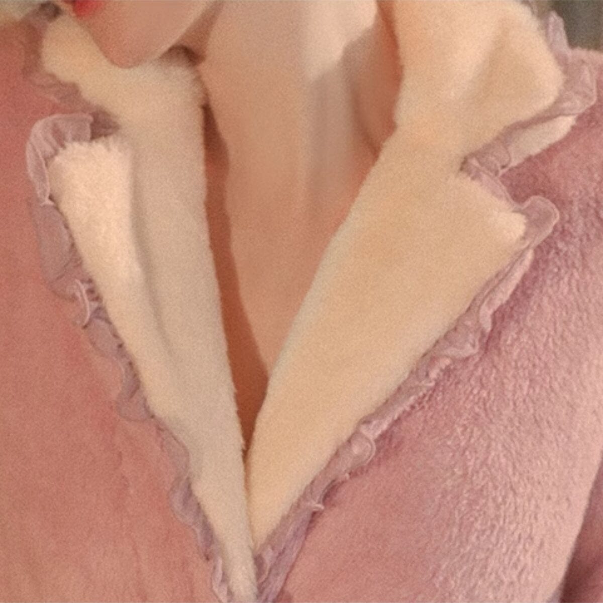 Beth fleece robe LOVEFREYA Small Pink Intimates