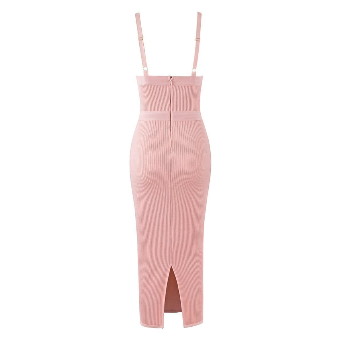 Blush long bandage LOVEFREYA XS Pink Dress