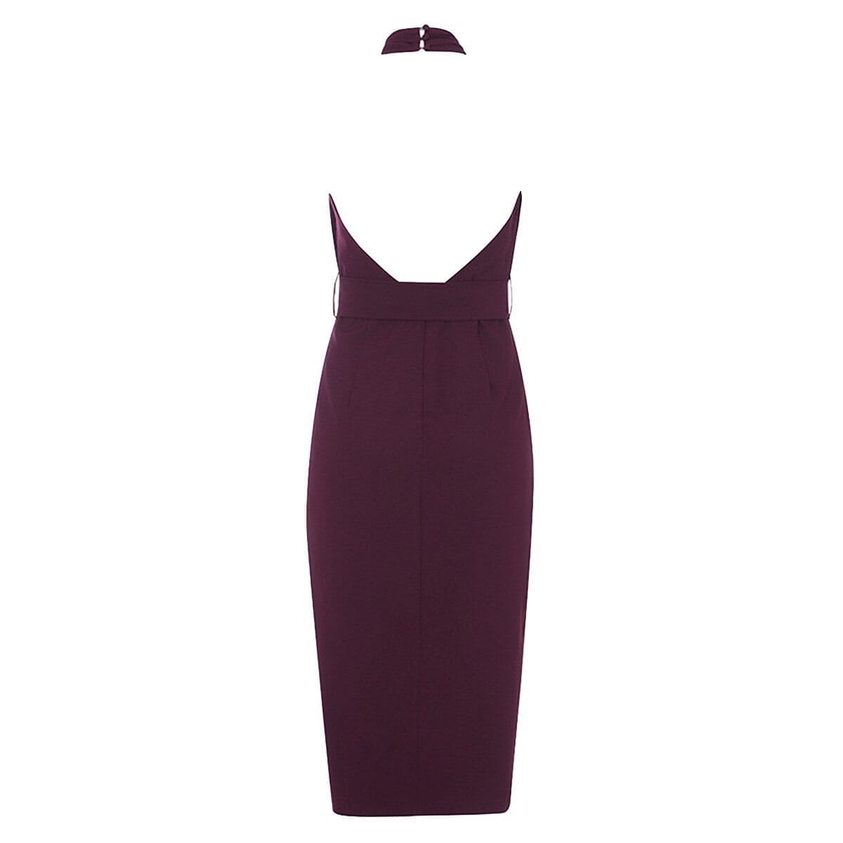 Brooklyn halter dress LOVEFREYA XS Wine Dress