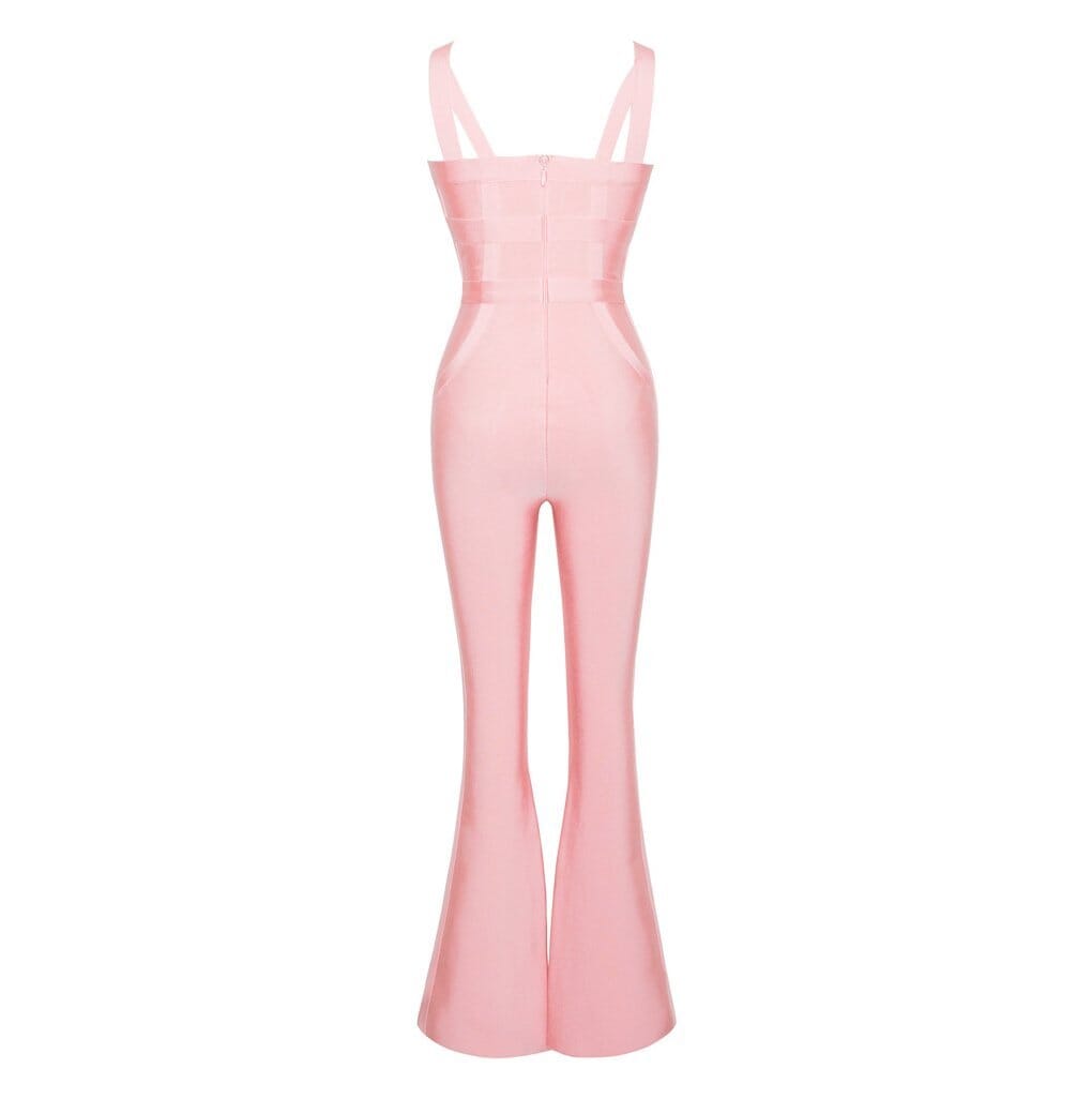 Candyland bandage Jumpsuit LOVEFREYA XS Pink colour Jumpsuit