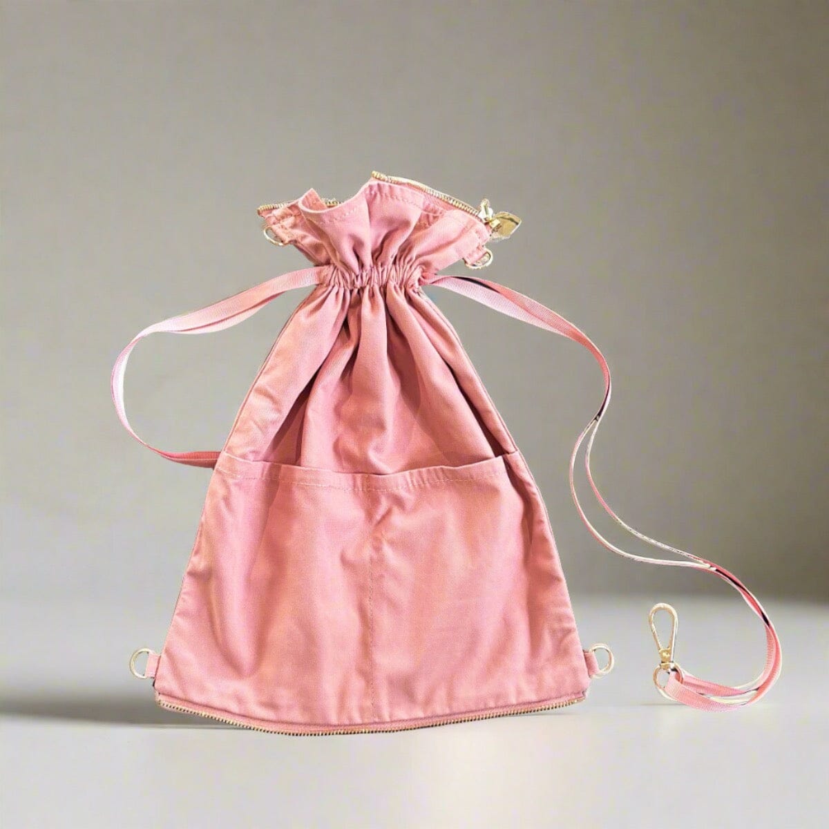Clasp clutch pouch Bags Accessories LOVEFREYA Pink Drawstring 