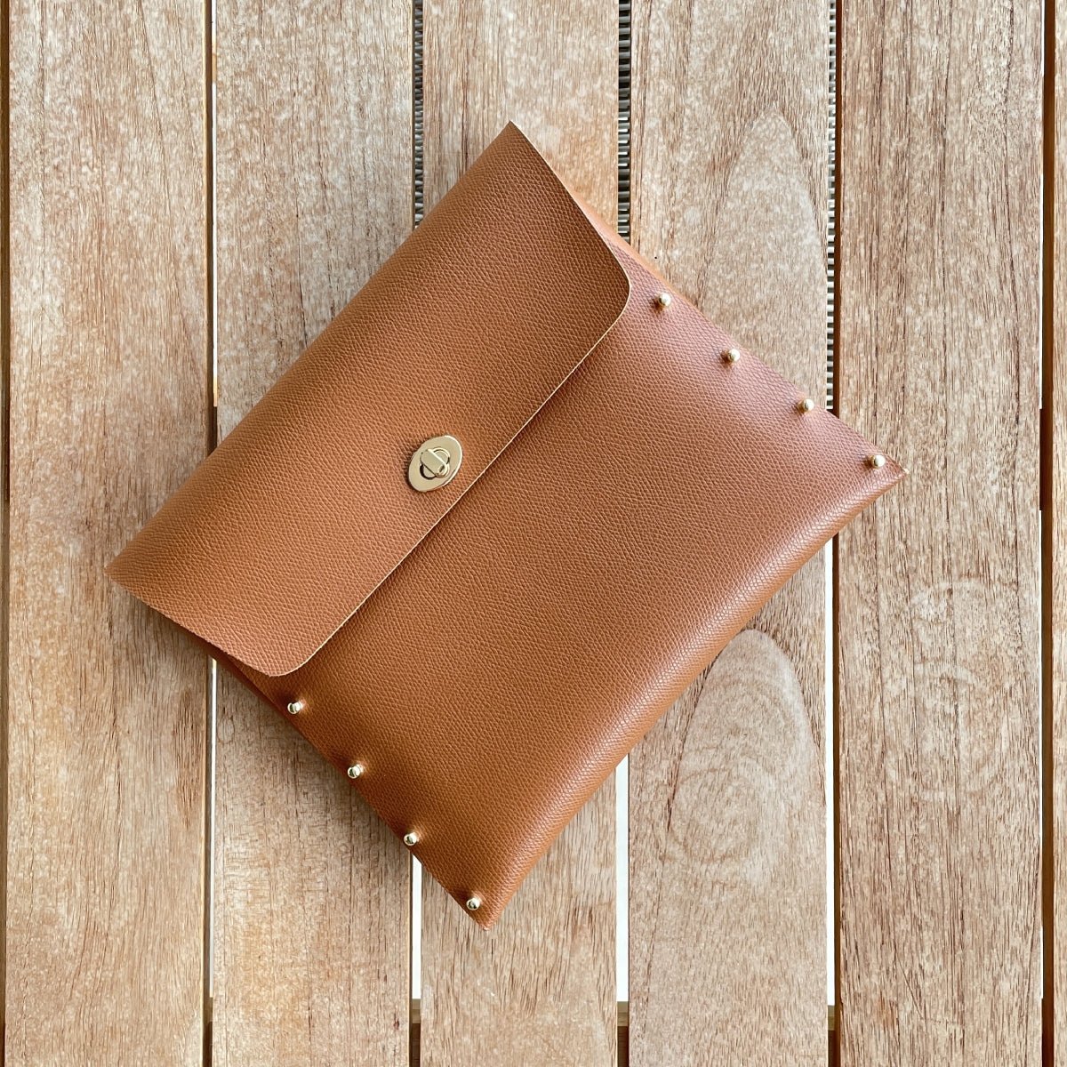 Clutch Carlina LOVEFREYA Brown Gold Bags