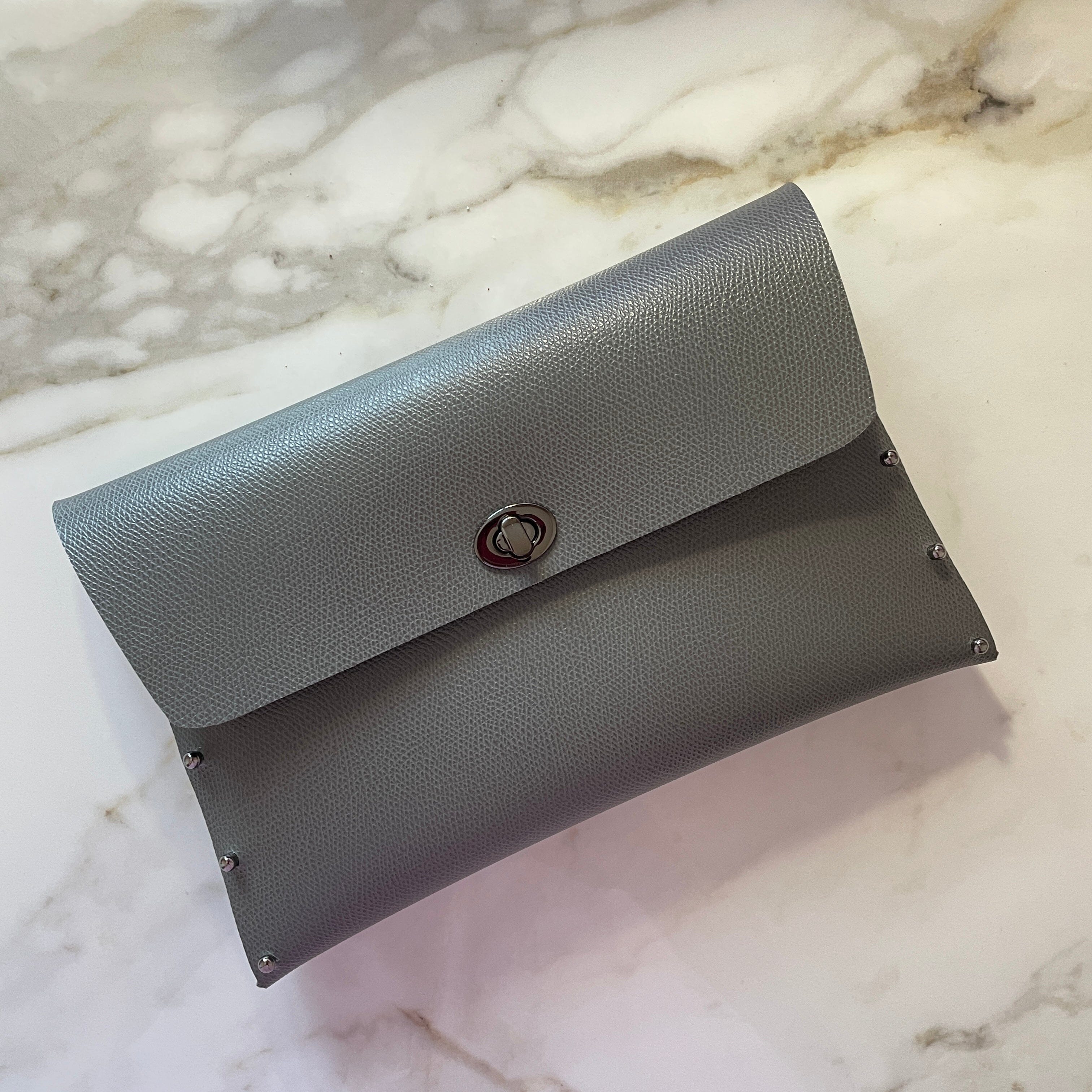 Clutch Shwu LOVEFREYA Dark Grey Gun metal Bags