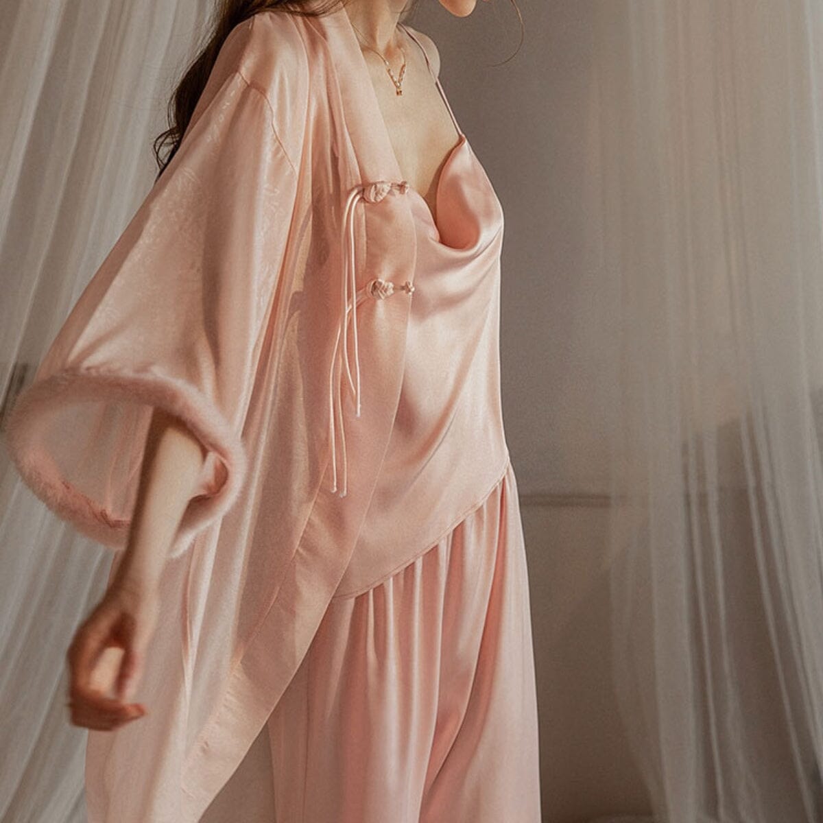 Ember chiffon robe LOVEFREYA Free size Pink Intimates