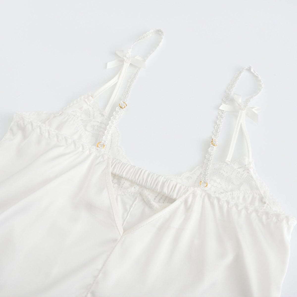 Filippe lace and satin slip LOVEFREYA Small White Intimates