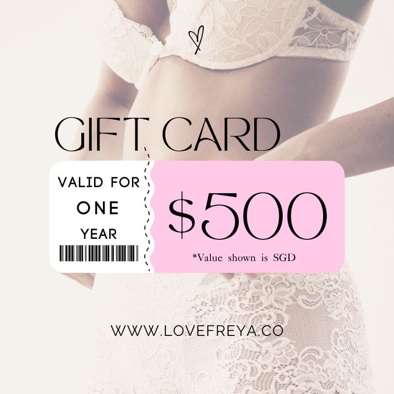 Gift Card LOVEFREYA $500.00 SGD colour Gift Card