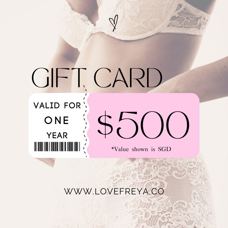 Gift Card LOVEFREYA $500.00 SGD Gift Card