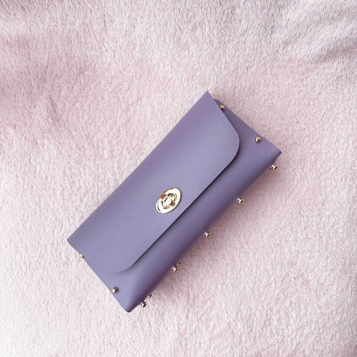 Janina daily clutch LOVEFREYA Yam purple Gold Bags