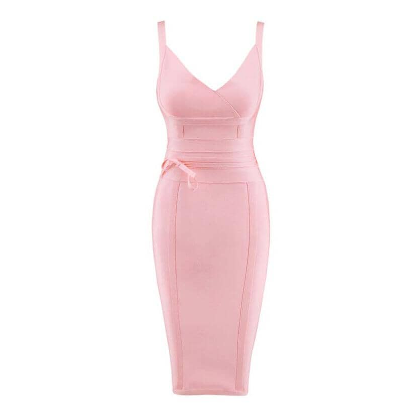 Kimmy Bandage Dress LOVEFREYA XS Pink colour Dress