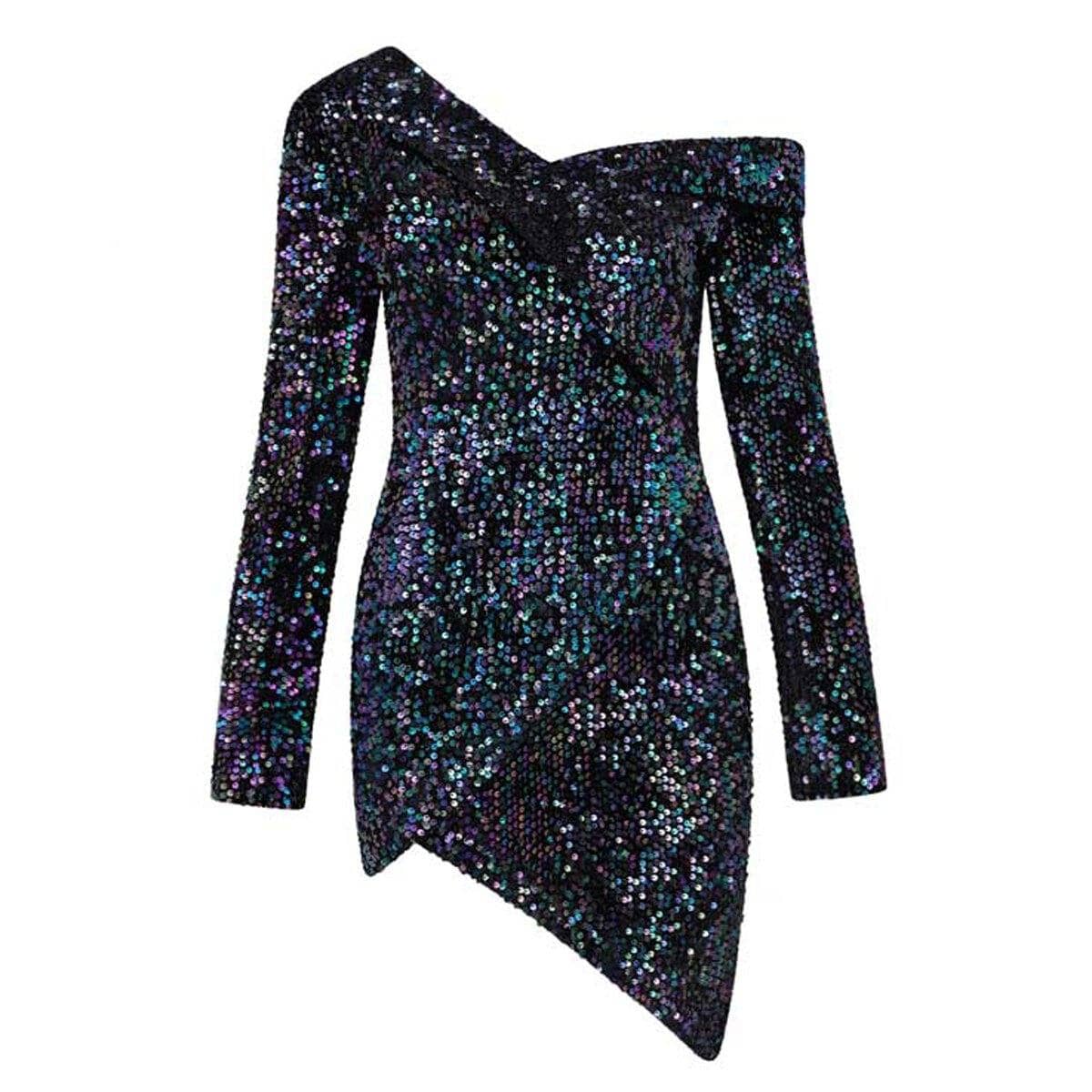 Leona sequin dress LOVEFREYA XS Black colour Dress