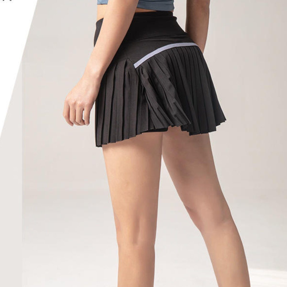 Lola pleated skort LOVEFREYA S Black Sports