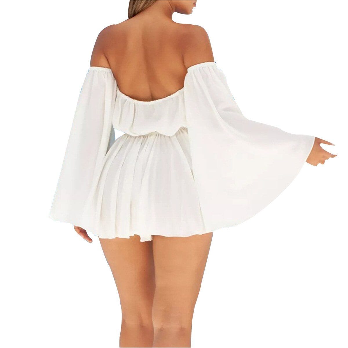 Maldives off - shoulder dress LOVEFREYA S White Dress