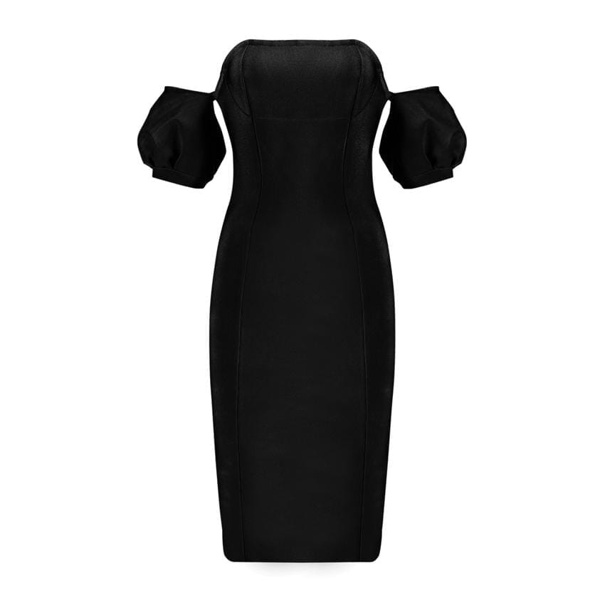 Peggy off - shoulder bandage LOVEFREYA XS Black Dress