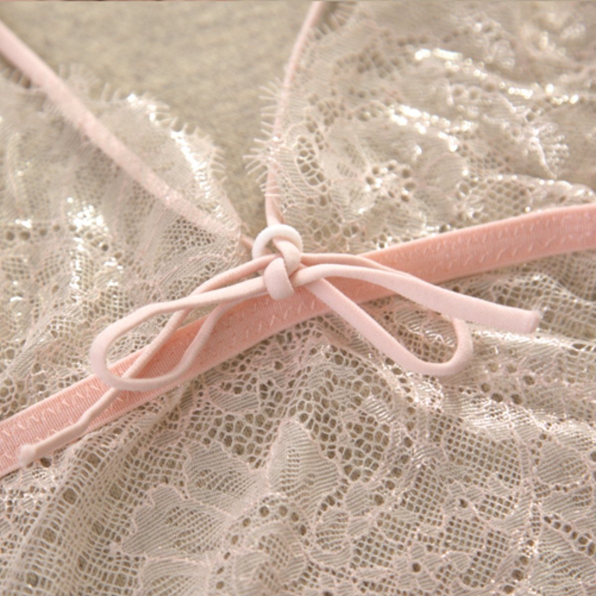 Polly lace lingerie garter set LOVEFREYA Free size L pink Intimates