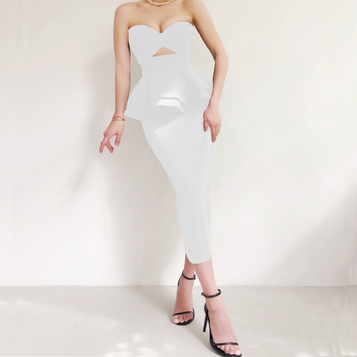 Ruiz tube bandage LOVEFREYA XS White Dress