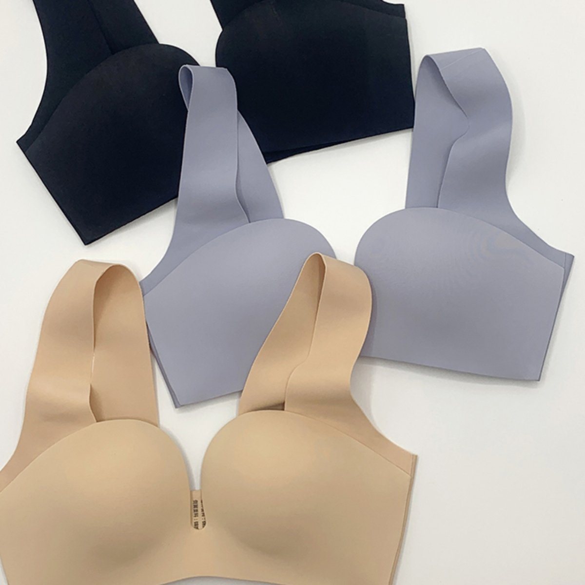 Seamless modal cotton t-shirt bra LOVEFREYA S [32/70AB] L blue Bra