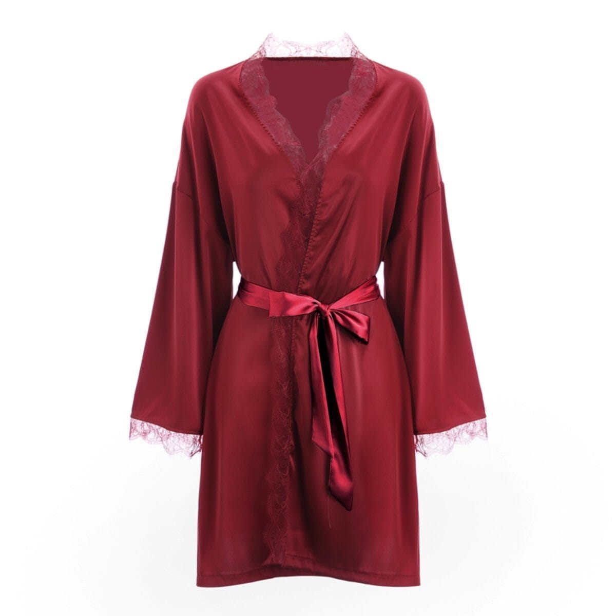 Sierra satin robe LOVEFREYA Free size Wine Intimates