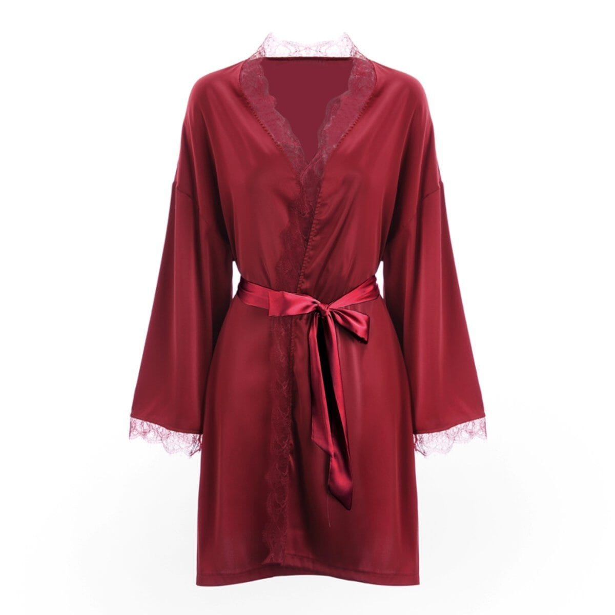 Sierra satin robe LOVEFREYA Free size Wine colour Intimates