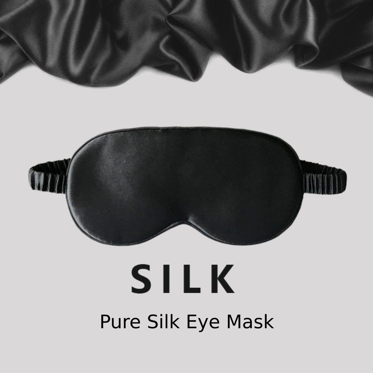 Silk eye mask set LOVEFREYA Free size Black Bed