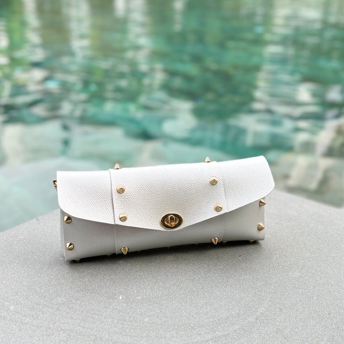 Star studded maxi clutch LOVEFREYA Silver Gold Bags