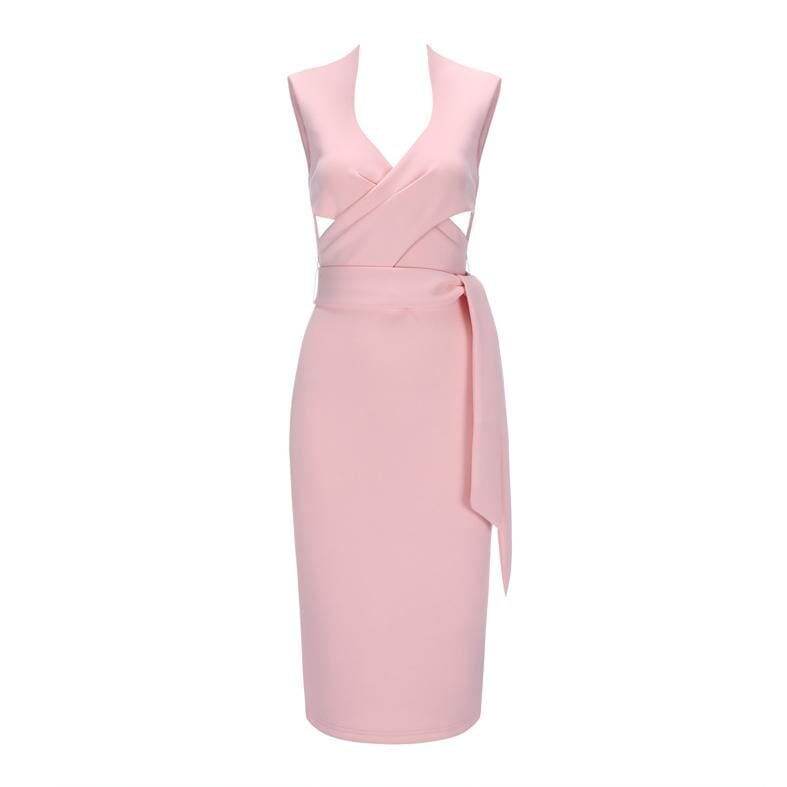 Sweetly wrapped dress LOVEFREYA XS Pink Dress