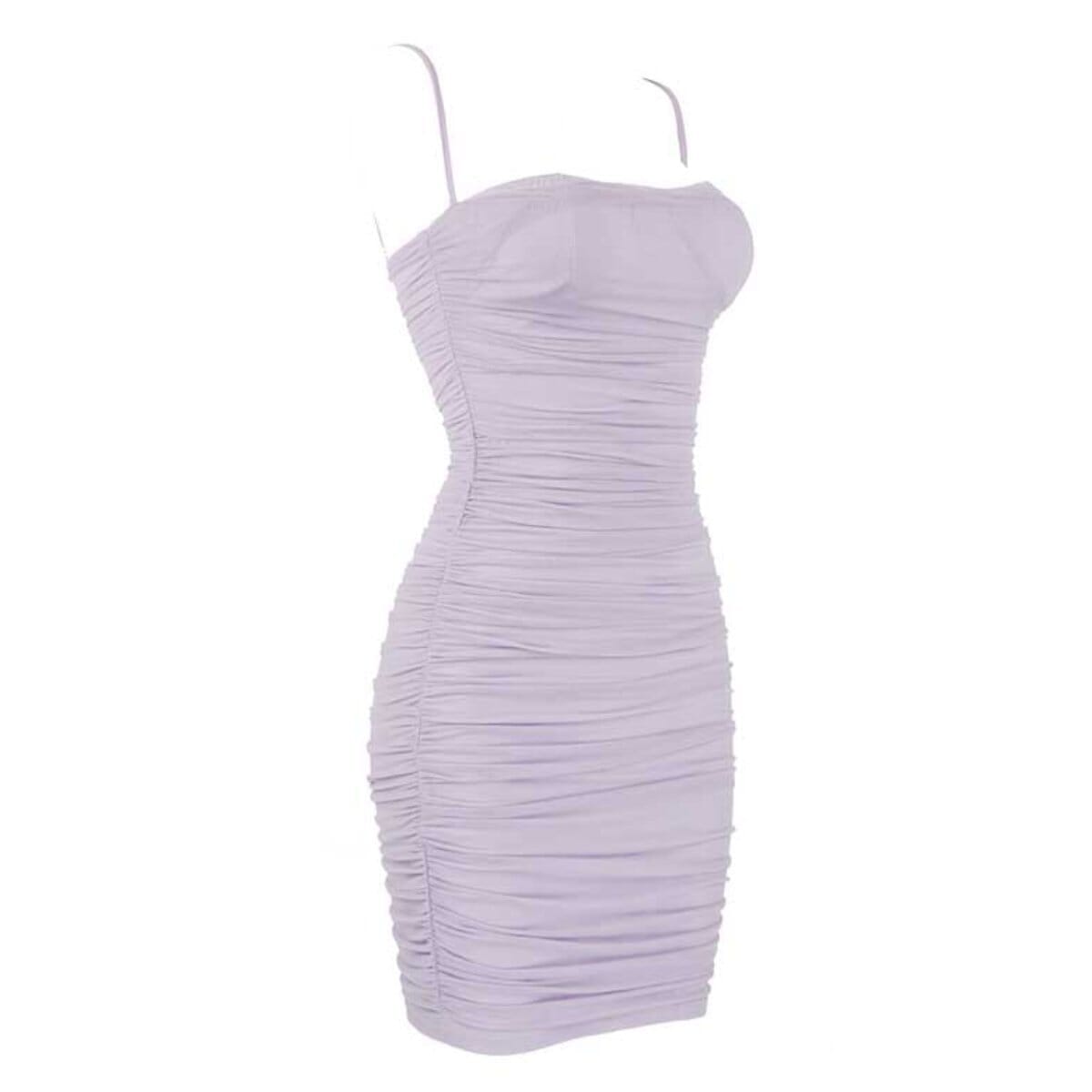 S*x bomb mesh ruched dress LOVEFREYA XS L purple Dress