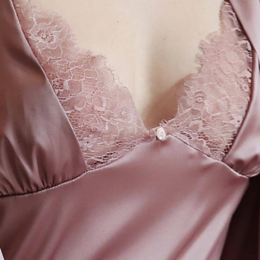 Willow satin slip LOVEFREYA Small Lilac pink Intimates