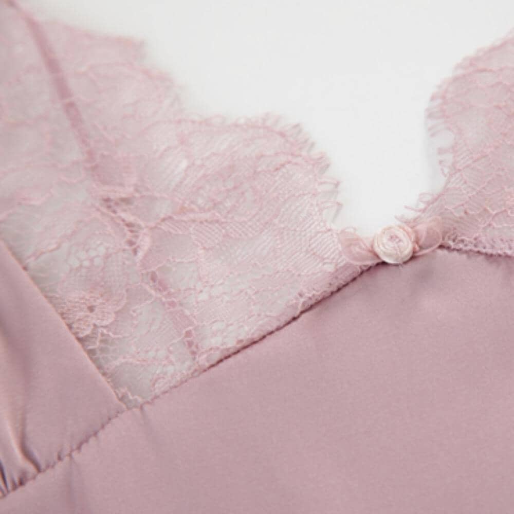 Willow satin slip LOVEFREYA Small Lilac pink Intimates