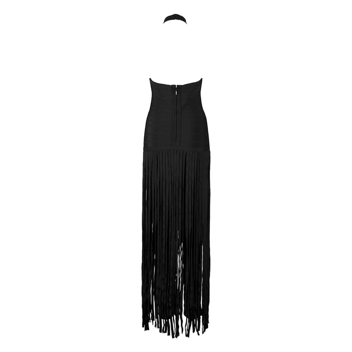 Winnie fringe bandage jumpsuit LOVEFREYA XS Black Jumpsuit